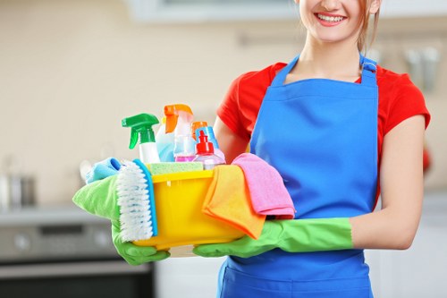 Professional move in cleaning for an EC2 apartment interior