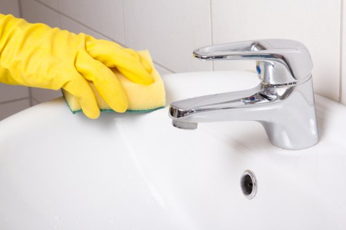 Builders cleaning for renovated EC2 interiors with dust removal and detailed surface cleaning