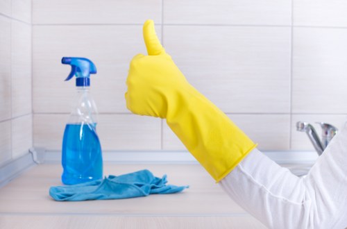 Bin store and shared area cleaning for an EC2 property