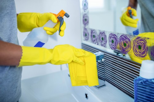 Professional commercial cleaning service for EC2 kitchens, washrooms, and touchpoints