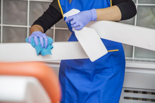 Deep cleaning carpets in a central London commercial property